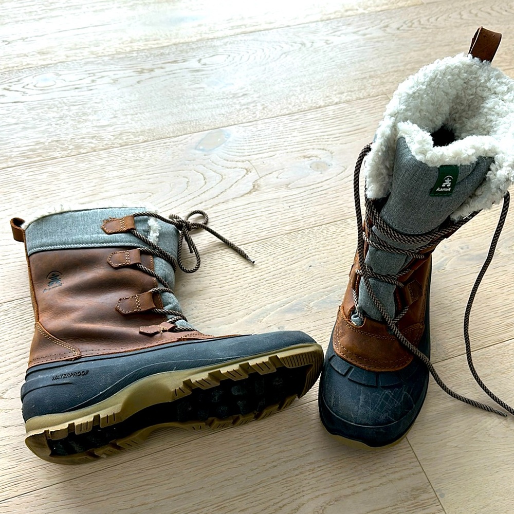 Kamik winter boots Size W9/M7